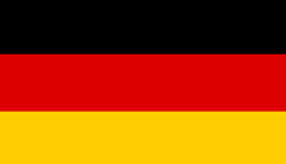 A black, red and yellow flag