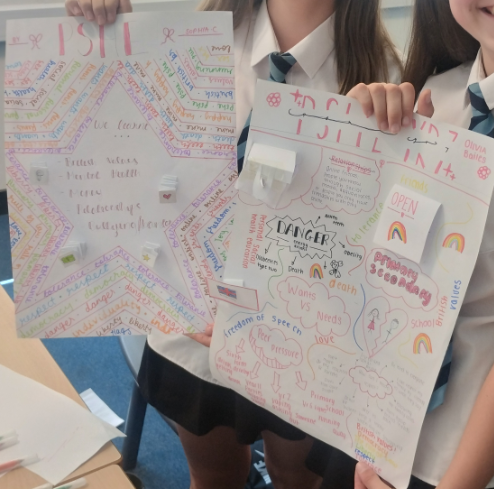 two example of year 7 PSHE work