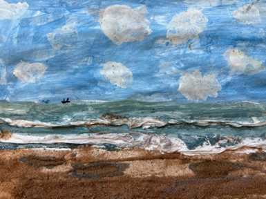 Seascape painting