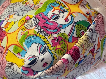 an example of work that is Illustration and digital repeat pattern