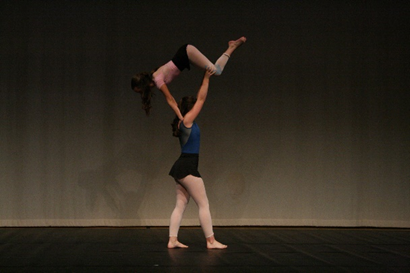 two dancers at the recital