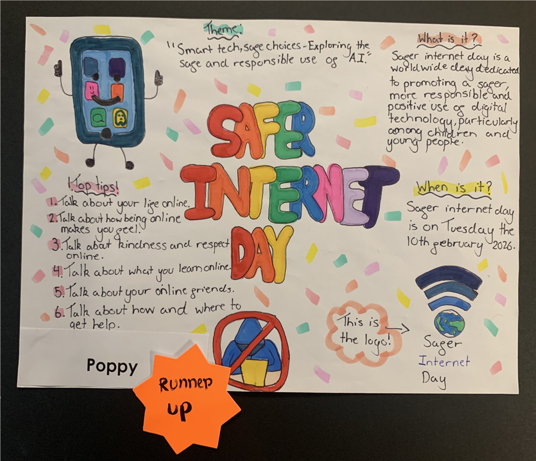 A poster with text and images on it