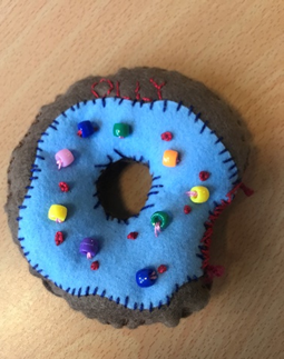 a felt donut