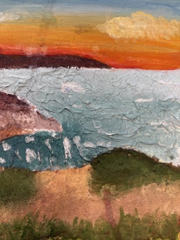Seascape painting