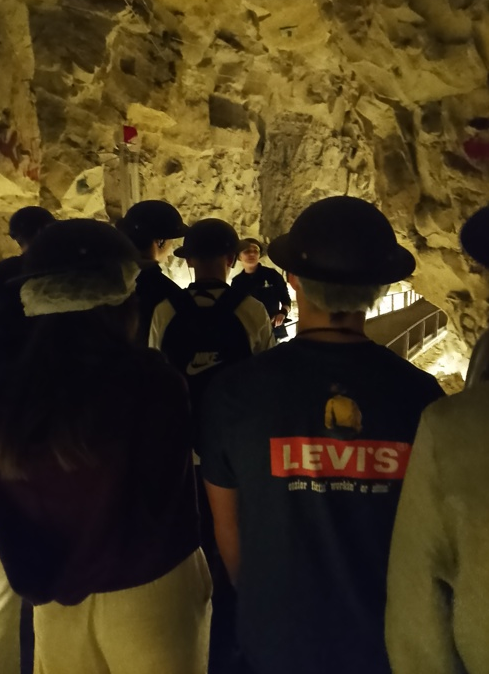 Students in the Arras Tunnels