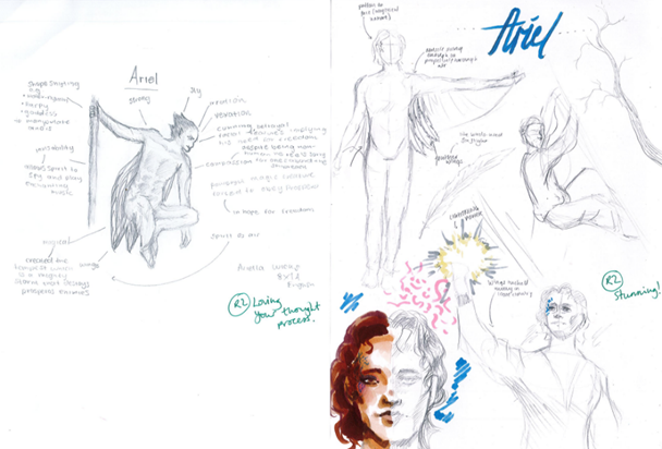 A poster with writing and a pictures of people