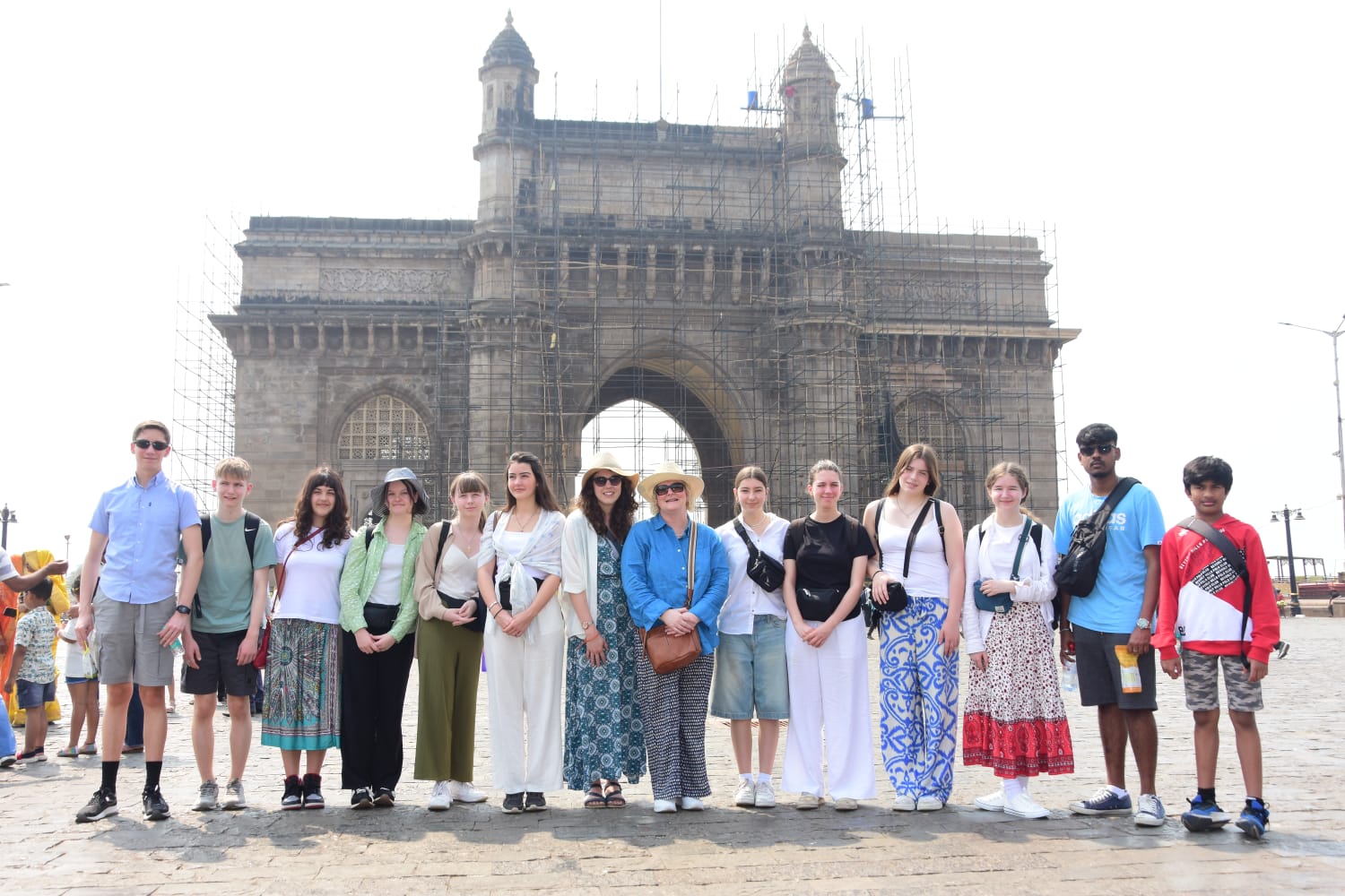 NLS STUDENTS IN INDIA SIGHTSEEING