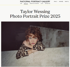 a image of the Taylor Wessing photo prize 2025-  A person leaning on a wall