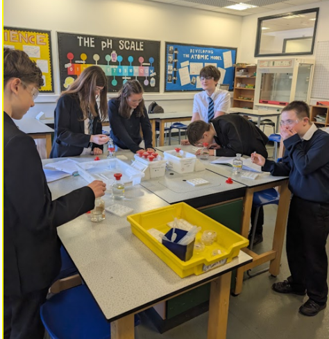 A group of people in a classroom