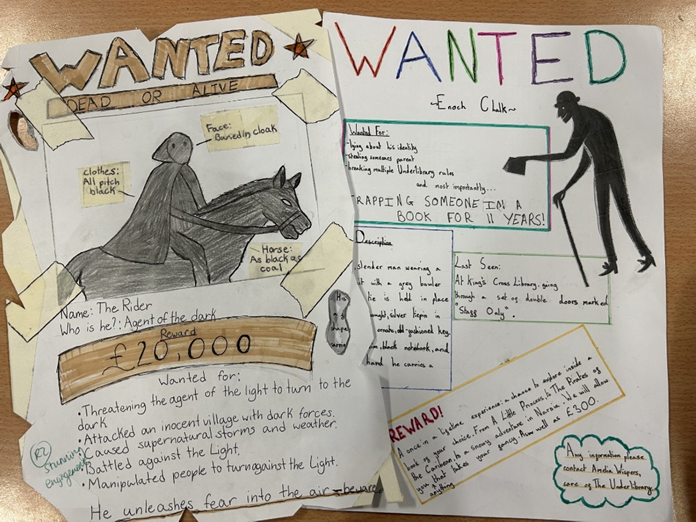 A poster with drawings and text