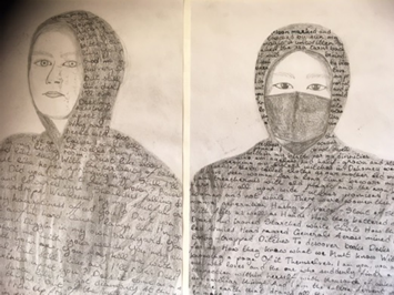 two hooded figures