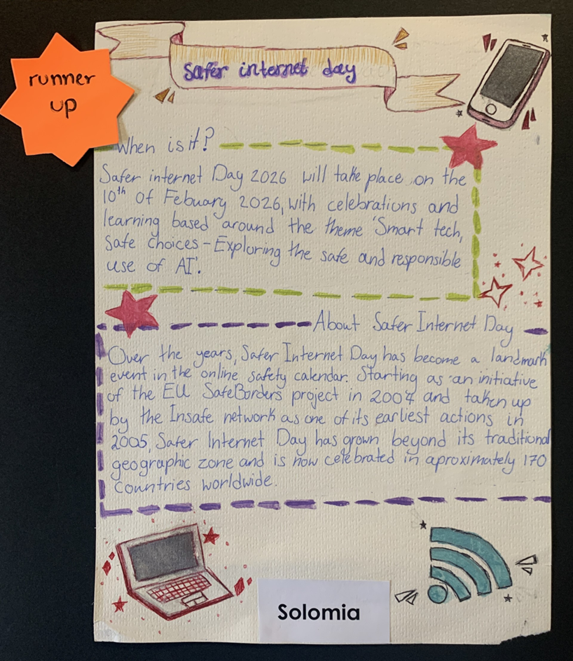 A poster with text and images on it