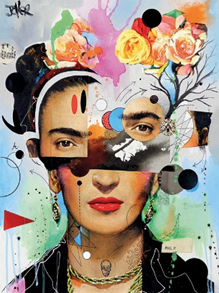 Canvas print Loui Jover “Kahlo Anaylitica
