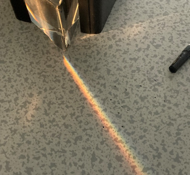 example of light being refracted