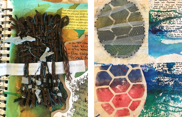 images in a sketchbook