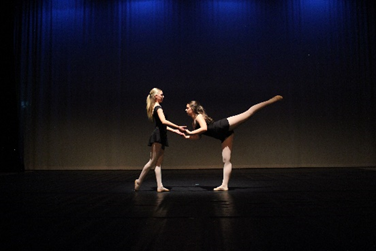 two dancers at the recital