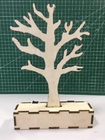 a tree made out of wood