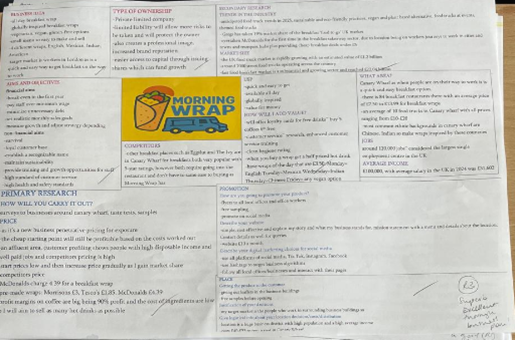 an example of a business plan
