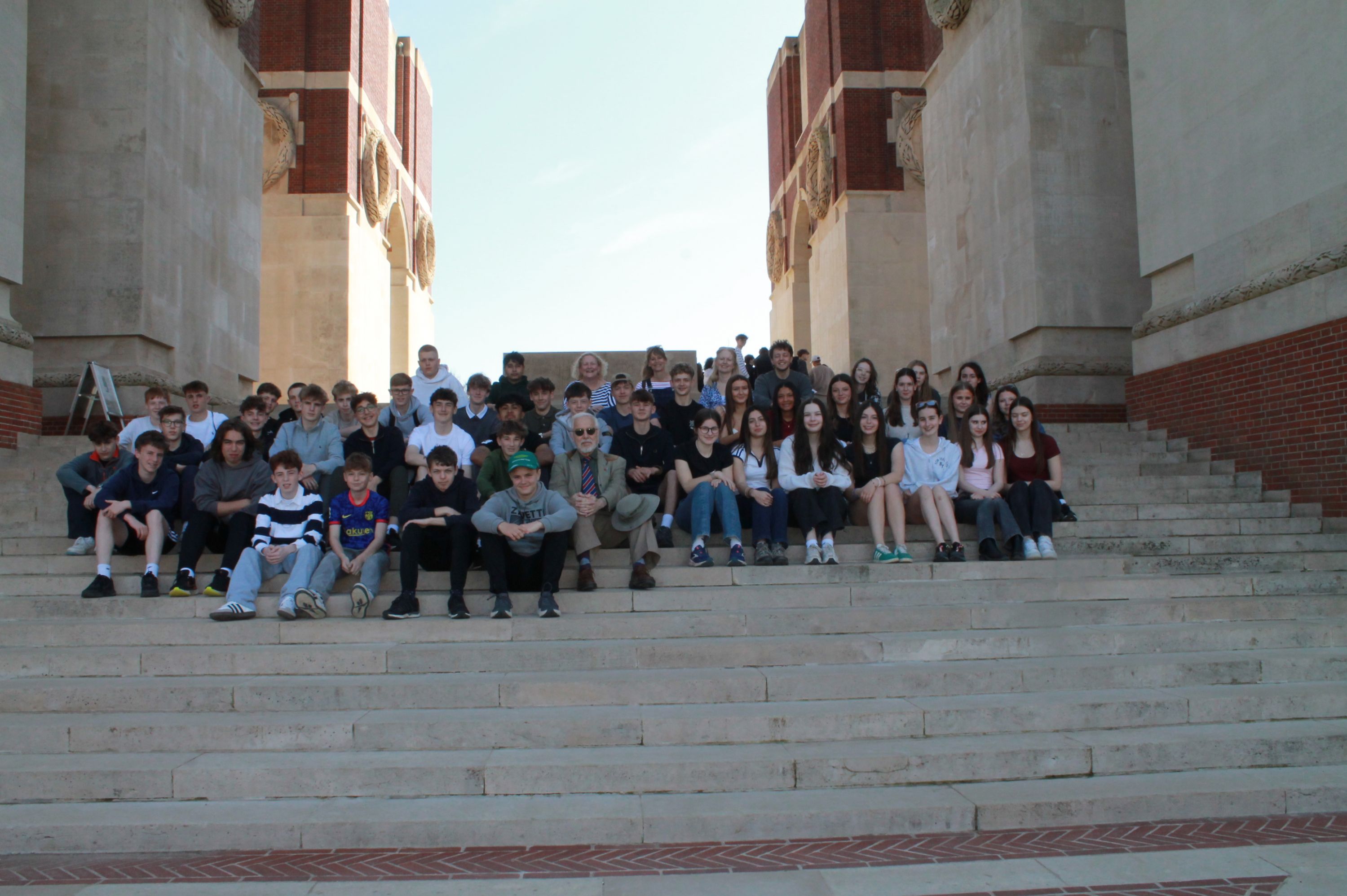 Students at Thiepval Museum