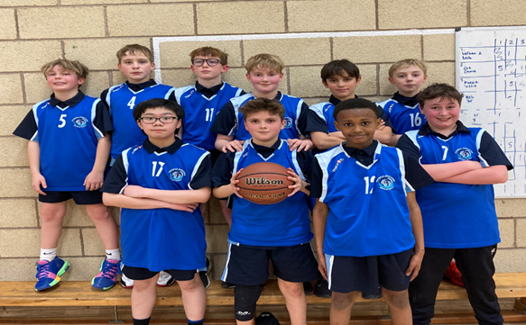 Year 7 Basketball Team v Aylesford 