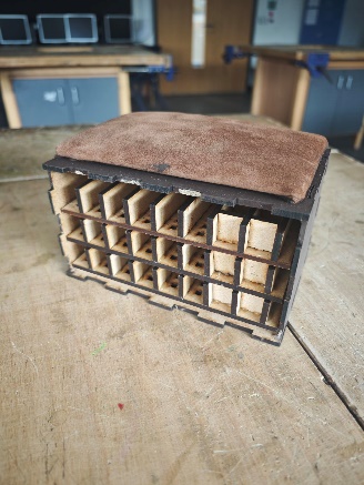 a shoe storage unit