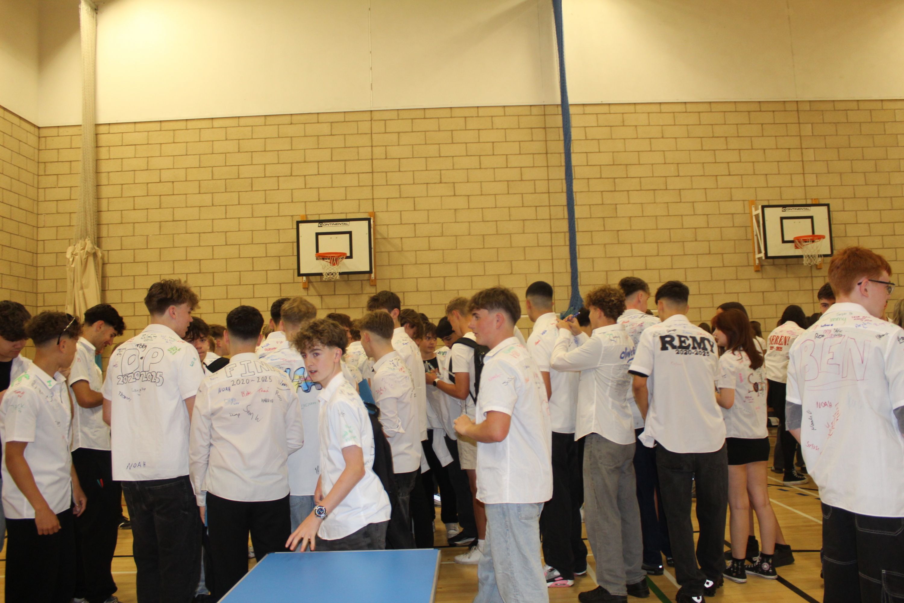 a group of students at the Celebration Day 