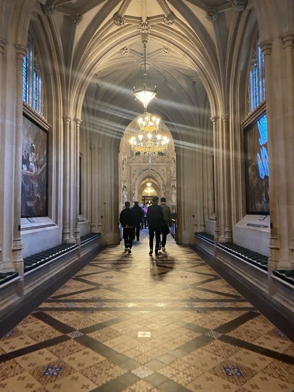 Image inside the Houses of Commons
