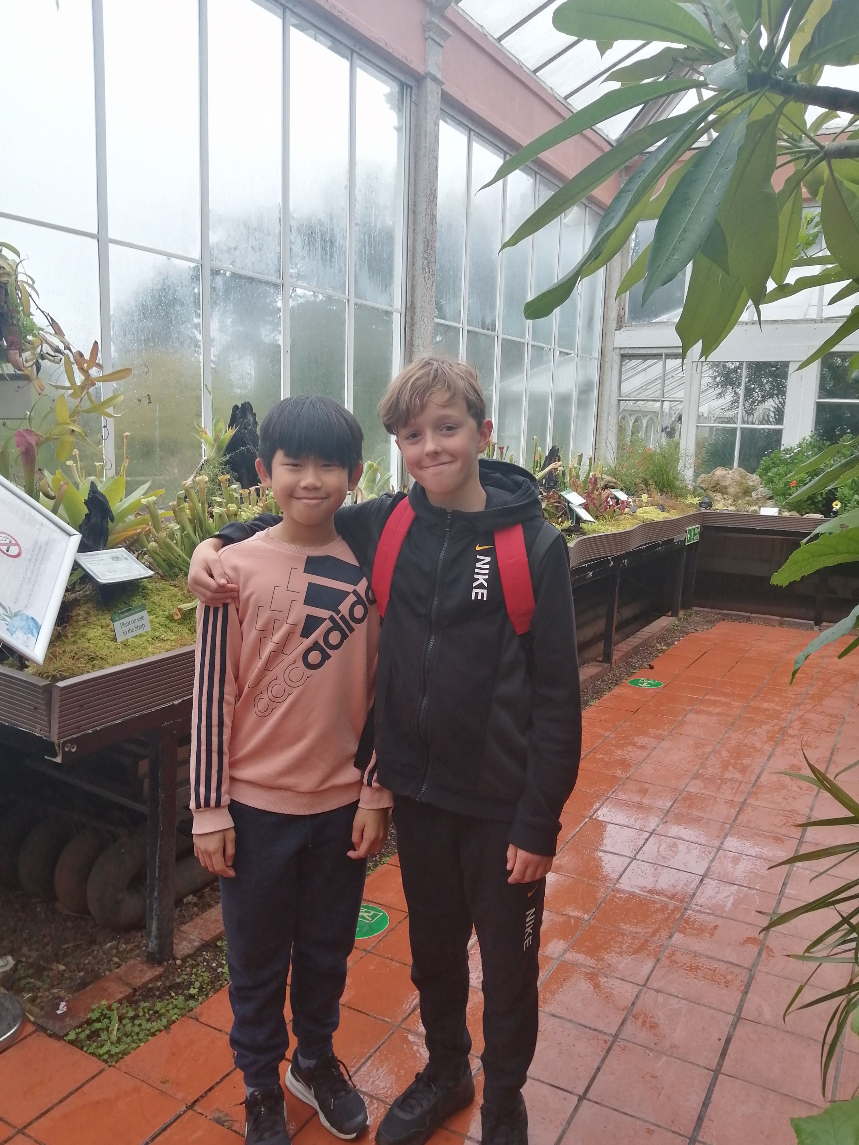Year 7 students at the  Birmingham Botanical Gardens