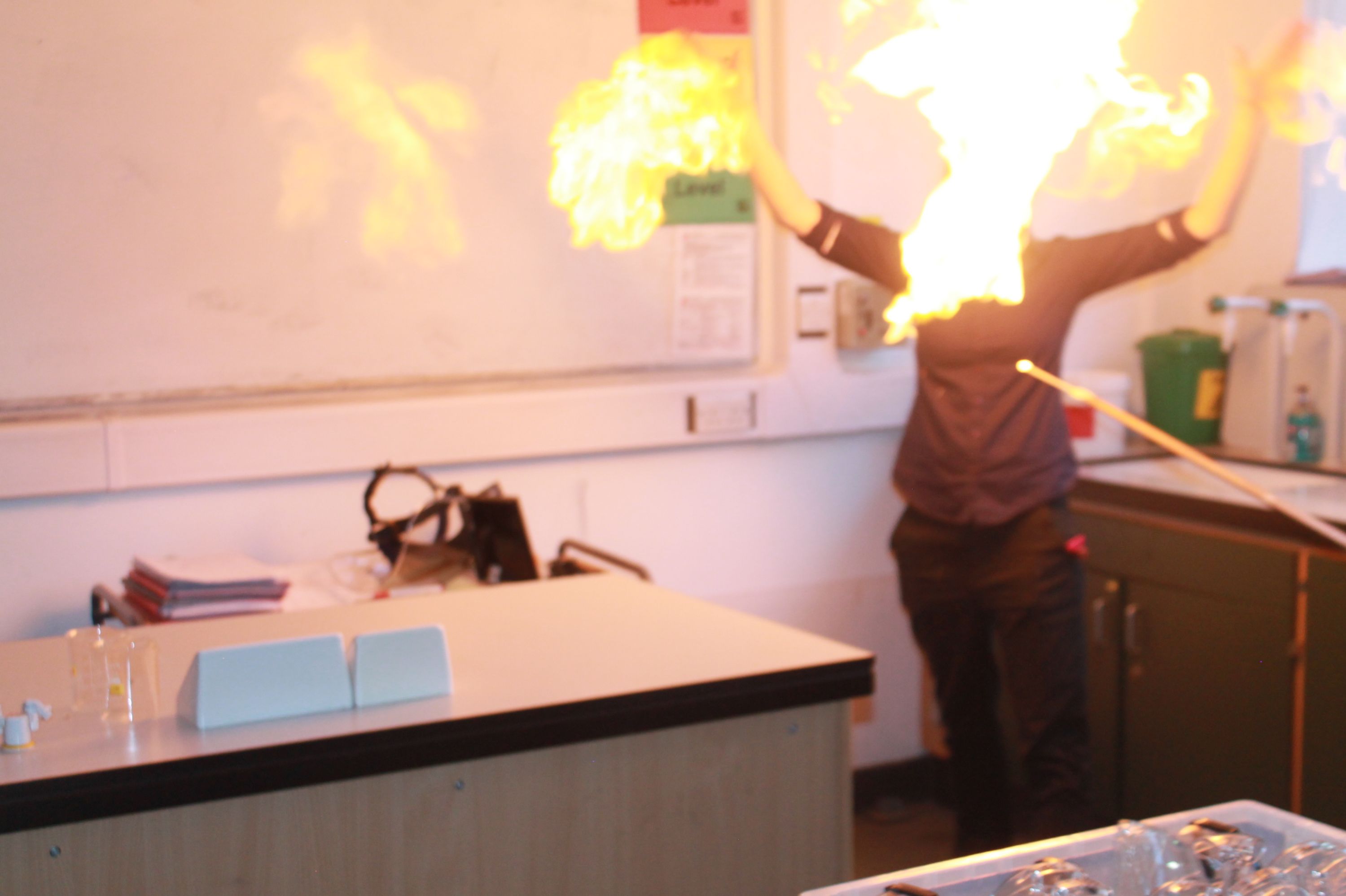 making fire in Chemistry 