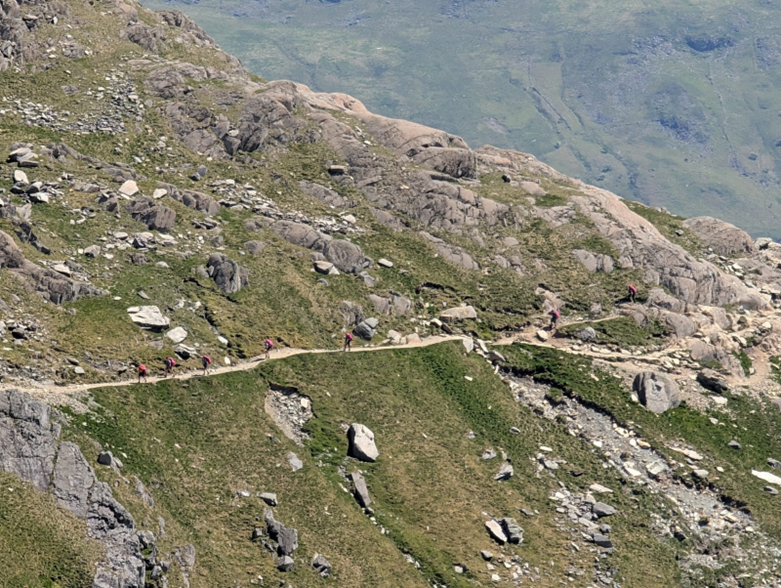 STUDENTS WALKING ON THEIR DofE