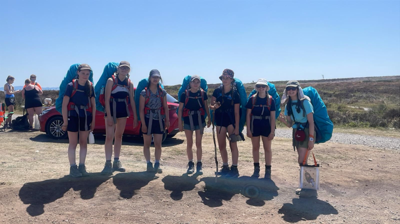 SEVENSTUDENTS ON THEIR EXPEDITION