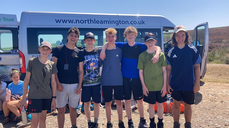 SEVEN STUDENTS ON THEIR EXPEDITION